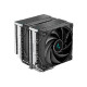 Hladilnik za procesor DeepCool AK620, 2x 120mm, 260W TDP, črn