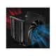 Hladilnik za procesor DeepCool AK620 DIGITAL, ARGB, 2x 120mm, 260W TDP, črn