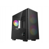 DeepCool CH360 Digital, Micro-ATX, ARGB, LCD, kaljeno staklo