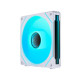 Ventilator za ohišje Lian Li UNI FAN SL-INF 140 Reverse Blade, ARGB, PWM, 140mm, bel