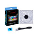 Ventilator za ohišje Lian Li UNI FAN SL-INF 140 Reverse Blade, ARGB, PWM, 140mm, bel
