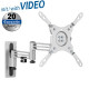 Transmedia TV wall mount for motorhomes caravans, 13"-43", 386mm