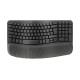 Logitech Wave Keys, ergonomska tipkovnica, grafit
