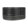 Logitech Wave Keys, ergonomska tipkovnica, grafit