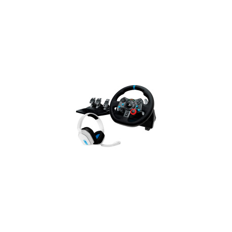 LOGITECH G29 Driving Force Racing Wheel for PlayStation5 and PlayStation4 - WHITE - USB
