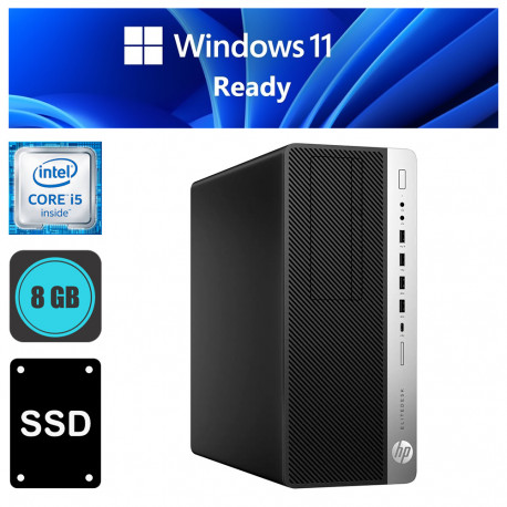 HP EliteDesk 800 G4 Core i5-8500, 8GB DDR4, 256GB SSD NVMe