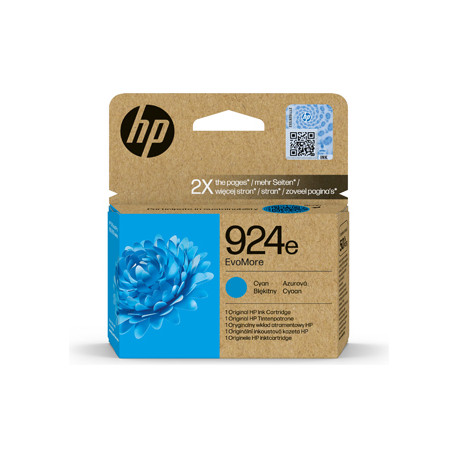 HP 924e EvoMore Cyan Org Ink Cartridge