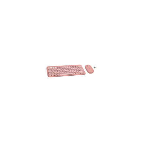 LOGITECH Pebble 2 Bluetooth Keyboard Combo - TONAL ROSE - HRV-SLV-SRB