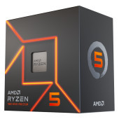 AMD CPU Desktop Ryzen 5 6C/12T 7600 (5.2GHz Max, 38MB,65W,AM5) box, with Radeon Graphics and Wraith
