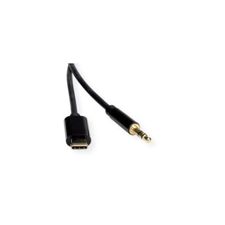 Roline adapter USB-C - 3.5mm audio, M/M, 3m