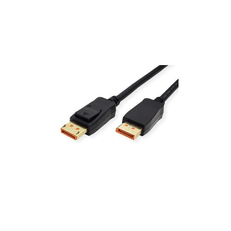 Roline Display port 2.1 10K, 60Hz, 54Gbit, UHBR13.5, DP-DP, M/M, 2m, crni