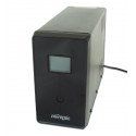 Gembird UPS with USB and LCD display, 1500 VA, black
