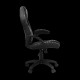 WHITE SHARK  gaming stolica ZOLDER crna