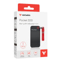 SSD Pocket Verbatim 32192 1TB 3.2 Gen 2, USB-C, crno/crveni