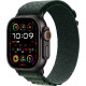 Watch Apple Watch Ultra 2 Black LTE 49mm Titanium Case with Alpine Loop M - Dark Green
