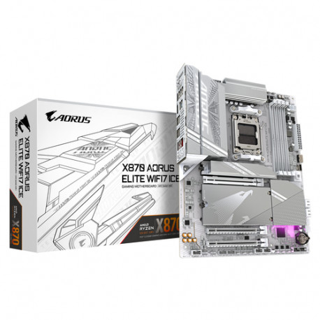 GIGABYTE X870 AORUS ELITE WIFI7 ICE AMD X870 Utor AM5 ATX