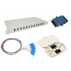 NFO Patch Panel 1U 19" Closed - Singlemode 12x SC UPC Duplex Adapter Pigtail kazeta SET