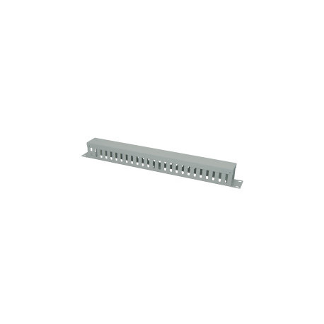 Canovate 19" 1U, organizator kablova s pokrovom, horizontalni, metalni, crni (CCA-9-5004)