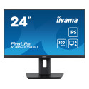 IIYAMA 24" XUB2492HSU-B6 FHD (1920×1080) IPS, 100Hz, 16:9, 0.4ms, 250 cd/m2, 1300:1, HDMI/DP, 4×USB-A, Pivot, zvučnici, crni