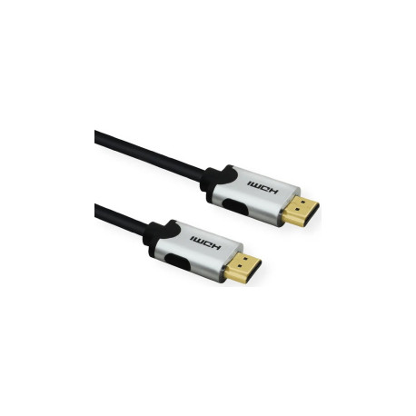 Roline VALUE HDMI 10K Ultra High Speed kabel v2.1, M/M, crni, 2.0m