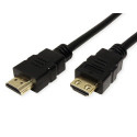 Roline VALUE UltraHD HDMI kabel sa mrežom, M/M, crni 7.5m
