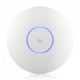 Ubiquiti U7-Pro-Max Ceiling-mounted WiFi 7 AP with 8 spatial streams, 6 GHz support, and a dedicated