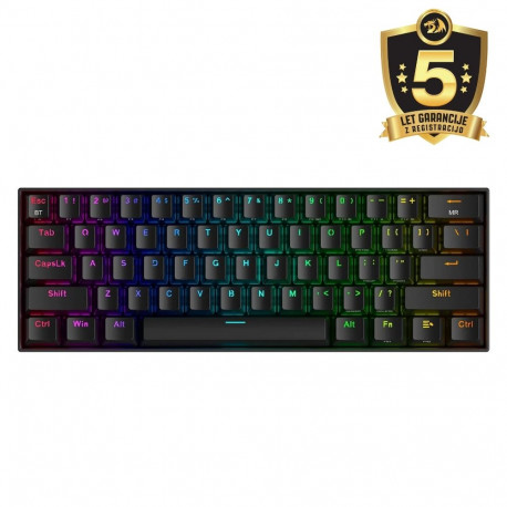 KEYBOARD - REDRAGON DRACONIC K530RGB PRO BT/WIRED MECHANICAL RED SWITCH