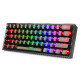 KEYBOARD - REDRAGON FIZZ K617CTB-RGB WIRED MECHANICAL