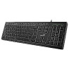 Genius SlimStar 820, tipkovnica, USB, crna