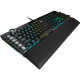 Tipkovnica Mehanička Corsair K100 RGBBacklit RGB LED, CORSAIR OPX, Black, Black PBT Key