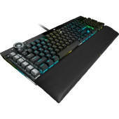 Tipkovnica Mehanička Corsair K100 RGBBacklit RGB LED, CORSAIR OPX, Black, Black PBT Key