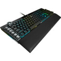 Tipkovnica Mehanička Corsair K100 RGBBacklit RGB LED, CORSAIR OPX, Black, Black PBT Key