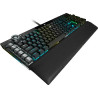 Tipkovnica Mehanička Corsair K100 RGBBacklit RGB LED, CORSAIR OPX, Black, Black PBT Key