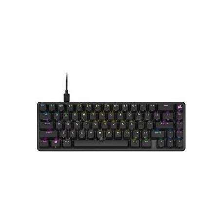 Tipkovnica Mehanička Corsair K65 PRO MINI RGBBacklit RGB LED, CORSAIR OPX, Black, Black PBT