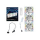 Ventilator za ohišje Lian Li UNI FAN SL Wireless 120 Reverse Blade ARGB PWM 120mm, 3 Pack + Kontroler, bel