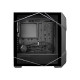 Računalniško ohišje Cooler Master TD500 MAX, ATX, Midi-Tower, ARGB, kaljeno steklo, AIO, PSU 850W Gold, sivo