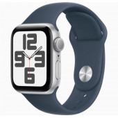 Refurbished Apple Watch SE (2022), 40mm, GPS, Silver Aluminum