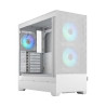 Fractal Design Pop Air RGB White TG Clear, FD-C-POR1A-01