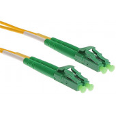 NFO Patch cord, LC APC-LC APC, Singlemode 9 125, G.657A2, Duplex, 1m