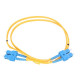 NFO Patch cord, SC UPC-SC UPC, Singlemode 9 125, G.657A2, Duplex, 1m