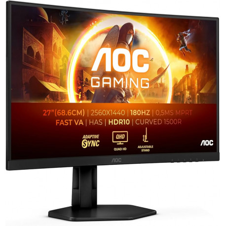 AOC CQ27G4X, IPS 27", DP, 2xHDMI, HAS, 180Hz, QHD