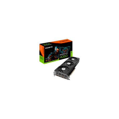 GIGABYTE Video Card NVIDIA GeForce RTX 4060 GAMING OC 8G, GDDR6 8GB/128bit, PCI-E 4.0 x8, 1x8-pin, R