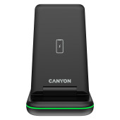 CANYON wireless charger WS-304 15W 3in1 Black