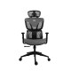 BIT FORCE uredska stolica COZY LM-2D crno/siva