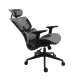 BIT FORCE uredska stolica COZY LM-2D crno/siva