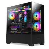 BIT FORCE Mid Tower ARGB Gaming PC kućište SPARK ARGB-TG3