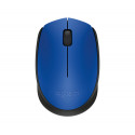 Logitech M171 RF bežični + USB Optički 1000DPI Ambidekster Crno, Plavo miš