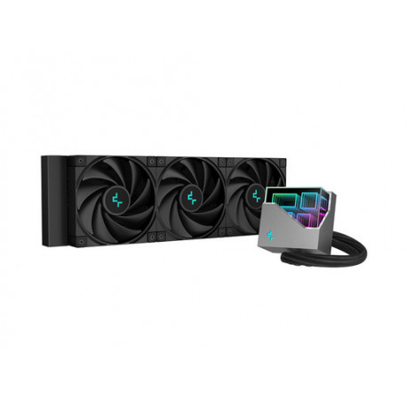 Komplet za tekočinsko hlajenje AIO Liquid Cooler DeepCool LT720, 360mm, RGB, črn
