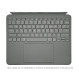 Ovitek s tipkovnico Logitech Combo Touch za iPad Air 13", M2, siv, Slo g.