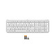 Tipkovnica Logitech Signature Slim K950, bela, SLO g.